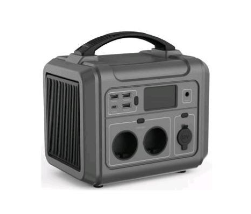 EZVIZ PS600 POWER STATION PORTATILE 600W BATTERIA 607WH 14.6V 2xCA 210V/245VAC 3xUSB-A 1xUSB-C 60W PANNELLO SOLARE BLACK